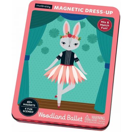 Magneetspel Dress-Up – Woodland Ballet | Mudpuppy